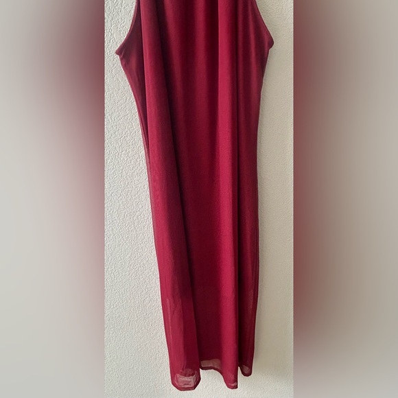 NWT DKNY Women's Cocktail Dress In Red Size Large - Picture 5 of 9